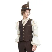 Moška jakna DEVIL FASHION - Rjavi Steampunk Gospod - WT08702