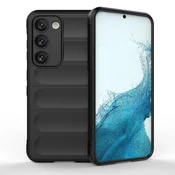 HURTEL Magic Shield ovitek za Samsung Galaxy S23+ prožen oklepni ovitek črn