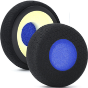 INF Združljivi 2-Pack Football Net ušesni vložki za Jabra Evolve & Plantronics Voyager Blue+Black, (5000074500)