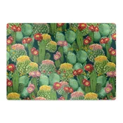 Decormat Podloga za zaščito tal Flowering cacti 140x100 cm 2 cm