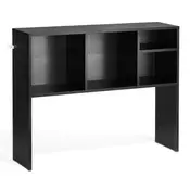 VEVOR Namizni knjižni regal 94x24x73 cm črne barve