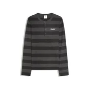 Bershka Majica grafit/kamen/bela
