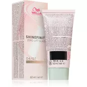 Wella Professionals Shinefinity Zero Lift Glaze demi-permanentna barva za lase odtenek 04/07 - Bitter Chocolate 60 ml