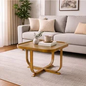 Hanah Home klub sto Hisar 90, 90 cm, hrast