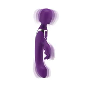 Masažni vibrator 2 v 1 Easytoys Vibe Collection, vijoličen