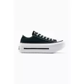 CONVERSE Nizke superge CTAS LIFT DOUBLE STACK  črna / bela