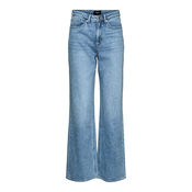 Light blue womens wide-leg jeans VERO MODA Tessa - Women