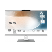 MSI Modern AM272P 12M-017DE All-in-One weiß – 68,6cm (27”) FHD Display, Intel i5-1240P, 8GB RAM, 512GB SSD, Iris Xe Grafik, Windows 11 Pro
