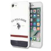 US Polo USHCI8PCSTRB iPhone 7/8/SE 2020 white Tricolor Pattern Collection (USP000034)