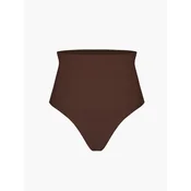 cfab Spodnje hlače za oblikovanje Shaping-String mit hoher Taille rjava