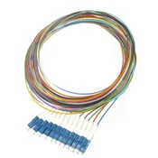 XtendLan FO pigtail LC, 9/125, 0,9mm, 1m, LS0H, ZWP, komplet 12 pigtailov različnih barv, G.652d