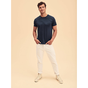 Navy blue Iconic combed cotton t-shirt Fruit of the Loom