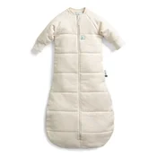 ERGOPOUCH Spalna vreča z rokavi iz organskega bombaža Jersey Oatmeal Marle 8-24 m, 8-14 kg, 3,5 tog