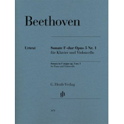 BEETHOVEN:SONATA IN F-DUR OP.5 NO.1 FOR CELLO AND PIANO