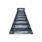 RugsX Tekač gumiran LOTUS VENETO 60911 Črte, geometrijske siva pralna protizdrsna 80 80x210 cm, (5000342323)