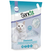 SANICAT Upijajuci silikonski posip za macke Diamonds 5l