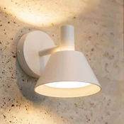 Lucande LED-stenna svetilka za zunanjo uporabo Tabena, bela mat, IP44, CCT - Sodobni - bel mat - Aluminij