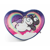 NICI Blazina Unicorn Star Bringer & Moon Keeper 40x28cm srce GREEN
