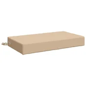 Vidaxl Hrbtna blazina SOEST 100% poliester Krem 70 x 40 x 10 cm