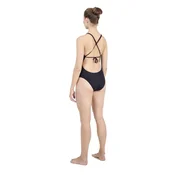 Womens swimwear aqua sphere essential tie back black xs - uk30