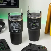 Potovalni termo lonček Paladone XBOX Gamer Cup - črn, 600 ml