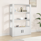 Komoda bijela 80 x 30 x 119,5 od konstruiranog drva