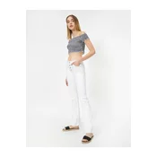 Koton Jeans - bela - široka noga