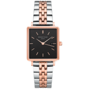 Rosefield The Boxy Black Silver Rose gold Duo QVBSD-Q016