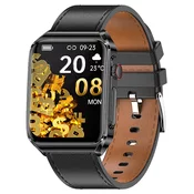 INF Pametna ura z EKG/Bluetooth klici in glasbo Black, (21236366)