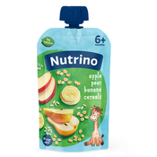 Nutrino Pire od voca jabuka, kruška, banana, žitarice, 100 g