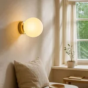 Opviq Zidna lampa 242110, Belo-zlatna