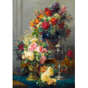 Enjoy - Puzzle Spring Flowers with Chalices - 1 000 kosov