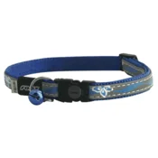 Rogz Reflektujuca ogrlica za mace Night Cat, Blue Floral
