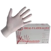 rokavice latex, 100/1, velikost M