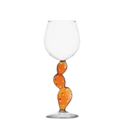 Kozarec za vino kaktus oranžne barve - 983062