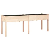 Vidaxl Korito s podlogo 203x53x76 cm trden les jelke
