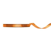 Saten trak RUSTY oranžen dekorativni okrasni trak 6 mm 25 m
