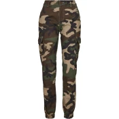 Womens camo cargo pants high waist woodcamo