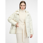 Beige womens down jacket ORSAY - Womens