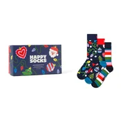 Happy Socks Nogavice modra/rumena/roza/rdeča