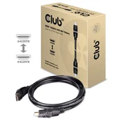 KAB Club3D HDMI 2.0 4K60Hz UHD 360° rotirajuci kabel 2 m/6,56 ft muško/muško CAC-1360