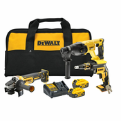 Garnitura orodja Dewalt DCH133+DCG405+DCF620, 18V XR, Li-Ion 2x5,0Ah, DCK304P2