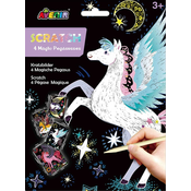 Avenir: komplet za risanje s praskanjem - Pegasus