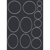 INF Našitki za puhovke za likanje Black, (22126550)