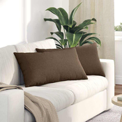 Jastucici za sofu 2 pcs Smeda 80 x 40 cm tkanina