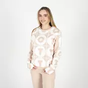 Lotto Ženski duks Logomania p crewneck, Bež