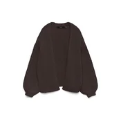 VERO MODA Pletena jopa VMMAYBE temno rjava