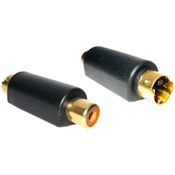 Cabletech Adapter cinch Ž. - S-VHS M.