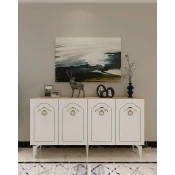 Hanah Home Konzolni sto Violet, 150x75x35 cm, Beli