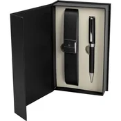 WELLINGTON Set pisalni hastur svinčnik kemični + etui črna - črna